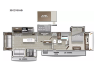 Sanibel 3902MBWB Floorplan