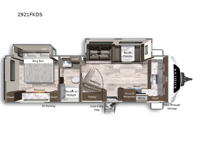 Kodiak Ultimate 2921FKDS Floorplan