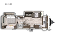Kodiak Ultimate 2921FKDS Floorplan Image