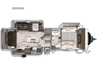 Kodiak Ultimate 3221RLSL Floorplan Image