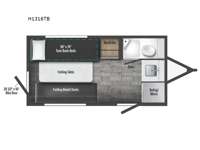 Hike 100 H1316TB Floorplan Image