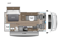 Odyssey SE 22CF Floorplan Image