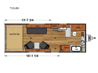 Attitude Pro Series T22LBG Floorplan Image