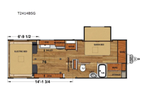 Attitude Pro Series T2414BSG Floorplan Image