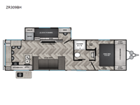 Zinger ZR309BH Floorplan Image