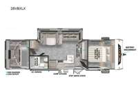 Wildwood X-Lite 28VBXLX Floorplan