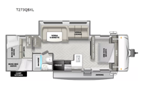 Wildwood X-Lite T273QBXL Floorplan Image