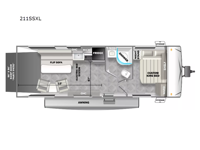 2024 Forest River RV Salem Cruise Lite 211SSXL Floorplan