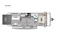 2024 Forest River RV Salem Cruise Lite 251SSXL Floorplan