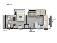 Wildwood 28FKGX Floorplan Image