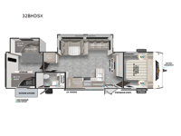 Wildwood 32BHDSX Floorplan