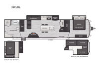 Retreat 39CLDL Floorplan Image