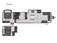 Residence 401FLSL Floorplan Image
