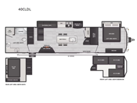 Residence 40CLDL Floorplan Image