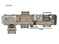 Durango Gold G391RKF Floorplan