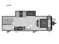 Hideout Sport 261BH Floorplan Image