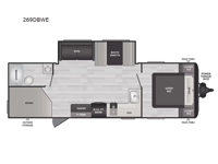 Hideout Sport 269DBWE Floorplan Image