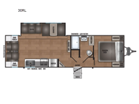 Shasta 30RL Floorplan Image