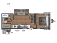 Shasta 25RB Floorplan Image