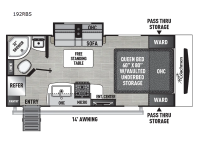 Freedom Express 192RB Floorplan