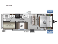 Della Terra LE 260BHLE Floorplan