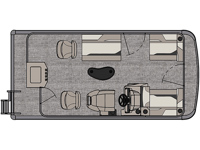 Venture - 17 FT Rear Fish Floorplan Image