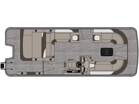 LSZ - 23 FT Versatile Rear Bench Floorplan Image