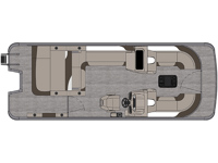 LSZ - 23 FT Versatile Rear Bench Windshield Floorplan Image