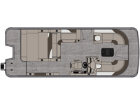 LSZ - 23 FT Versatile Rear Lounger Floorplan Image