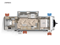 SolAire 258RBSS Floorplan Image