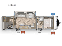 SolAire 315DQBH Floorplan Image