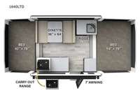 Rockwood Limited Series 1640LTD Floorplan Image