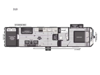 Raptor Carbon Series 310 Floorplan Image