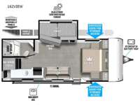 Wildwood FSX 162VIEW Floorplan Image