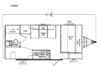 Retro 190BH Floorplan Image