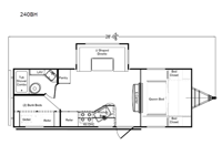 Retro 240BH Floorplan Image