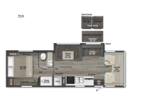 Minnie Winnie 31K Floorplan Image