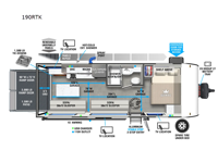 Wildwood FSX 190RTK Floorplan Image