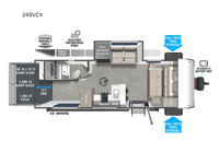 Wildwood FSX 245VCX Floorplan