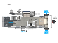 Wildwood FSX 262VC Floorplan Image