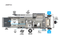 Wildwood FSX 290RTKX Floorplan
