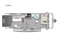 Wildwood X-Lite 211SSXL Floorplan Image