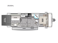 Wildwood X-Lite 251SSXL Floorplan Image