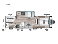 Longitude 285BH Floorplan Image