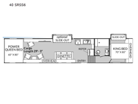 Genesis Supreme 40 SRSS6 Floorplan Image