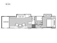 Genesis Supreme 38 IKS Floorplan Image