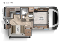 Backpack Edition HS 3210 MAX Floorplan Image