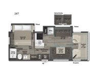 Spirit 26T Floorplan Image