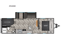 Zinger Lite ZR260BH Floorplan Image