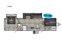 Fun Time 320SK Floorplan